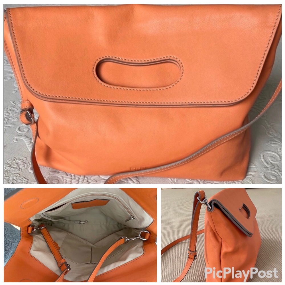 NEW w/o tag, BREE luxury GERMAN leather shoulder/tote